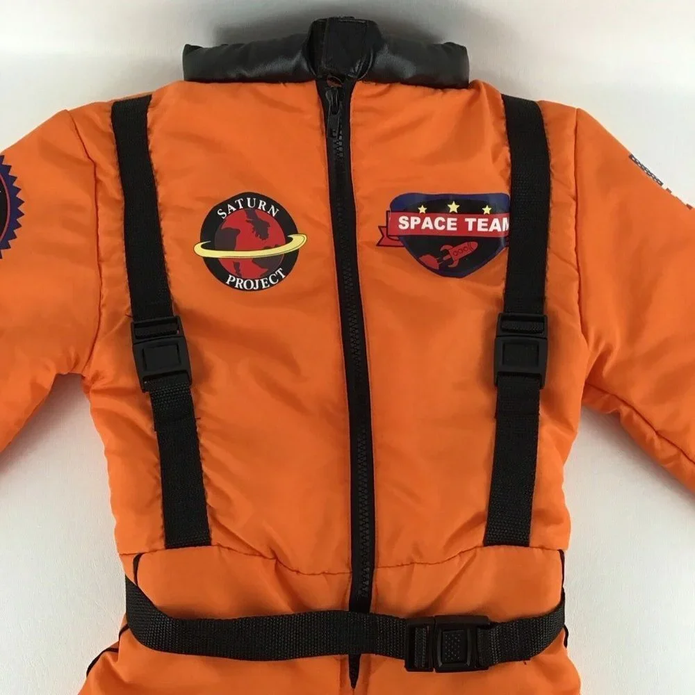 Saturn Project Costume Space NASA Astronaut Outfit Halloween Cosplay Pretend 5-6
